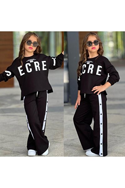 Bisahane طقم سري للفتيات مع مشبك سريع