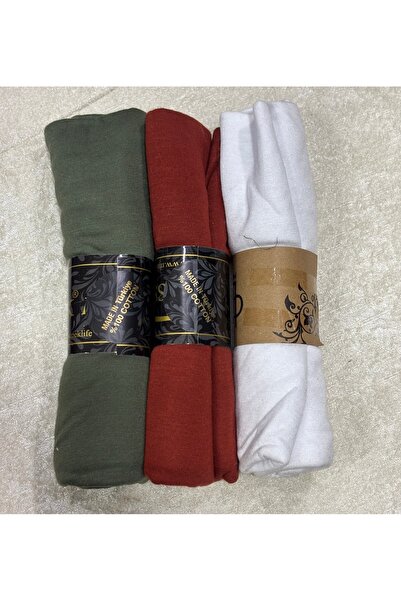 Muensu 3-Piece Combed Cotton Shawl Set, Cheap, Economical Combed Cotton Shawl...