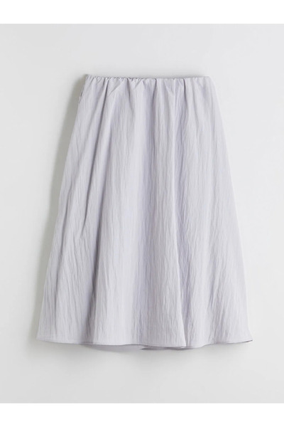 LC Waikiki Textured A-Line Skirt with Elastic Waist