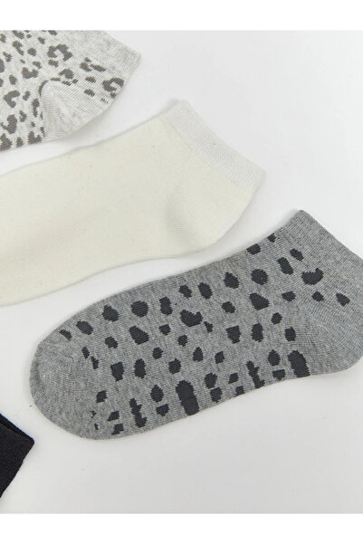 LC Waikiki Patterned Women's Booties Socks 5-Pack