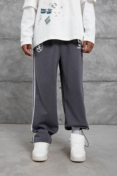 NOMARC Ανδρικό παντελόνι γκρι 91 Curry Pepper με στάμπα