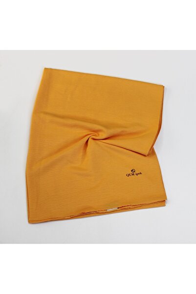 QUM İPEK Cotton Jazz Shawl Saffron