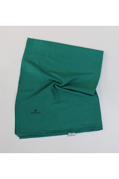 QUM İPEK Βαμβακερό σάλι τζαζ θαλασσοπράσινο