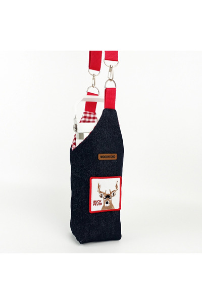 woodycord غطاء ترمس على شكل غزال مصنوع يدويًا طراز U من آيس فلو 0.89