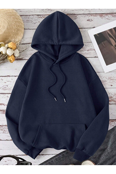 LAYORA Худі з зручним кроєм – бавовняне, повсякденний стиль