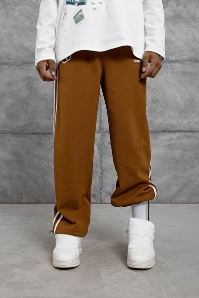 NOMARC Ανδρικό καφέ 91 Curry Pepper εμπριμέ αθλητικό παντελόνι