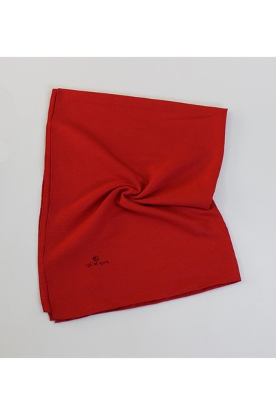 QUM İPEK Cotton Jazz Shawl Red