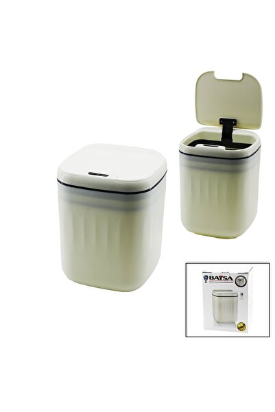 Go İthalat HAREKET SENSÖRLÜ=OTOMATİK AÇ-KAPA KAPAK - PİLLİ PLASTİK ÇÖP KOVASI...