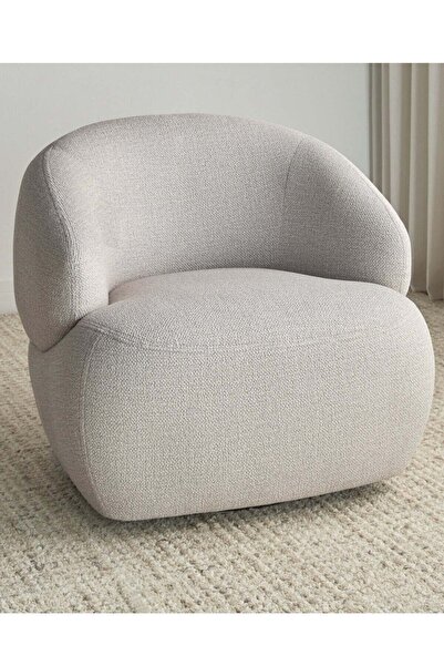 House One كرسي | كرسي كتان مناسب لغرفة المعيشة والمكتب وغرفة النوم 81x86x72 س...