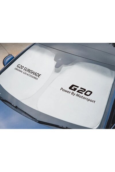 LinePartsBim Parasolar AUTO Parbriz Dedicat BMW Seria 3 G20 140x70cm, Materia...