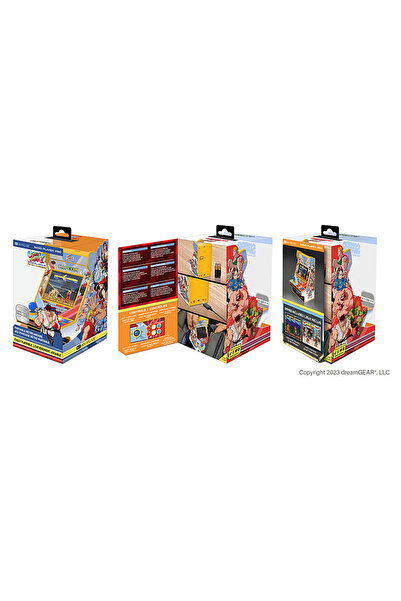 MYARCADE 12 cm Street Fighter II Champ Retro Konsol 2 Oyun