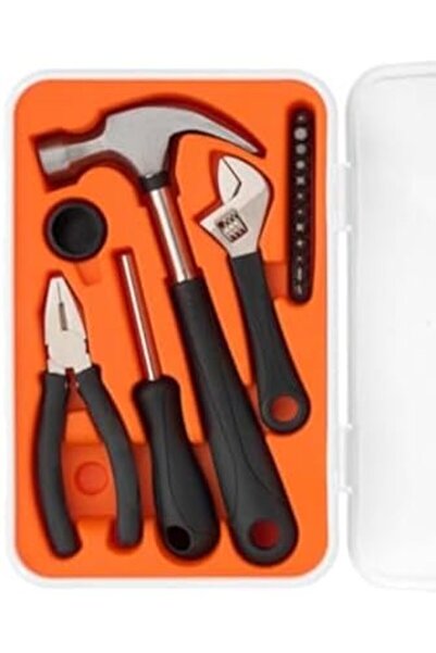IKEA 17-Piece Tool Set, Black, Metal and Rubber Handle, German Style, Hammer