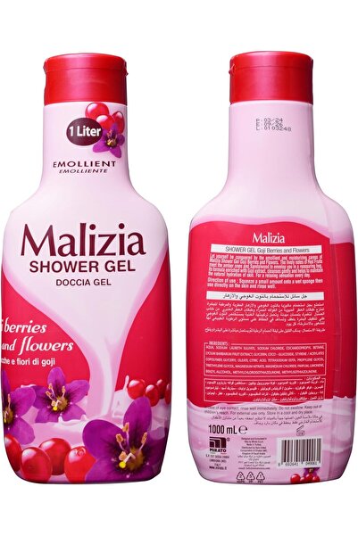 MALAYSİA جل استحمام رغوي مرطب برائحة التوت الغوجي والزهور، 1000 مل