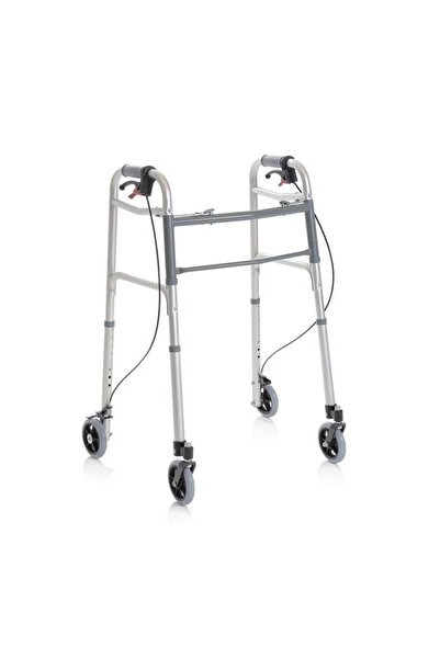 Moretti Spa Folding Walker with 4 Wheels and Brakes - RP742