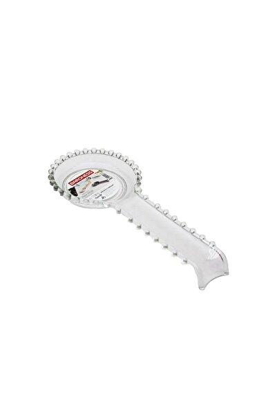 Go İthalat Transparent - Plastic Beaded Spoon with Handle (5273)