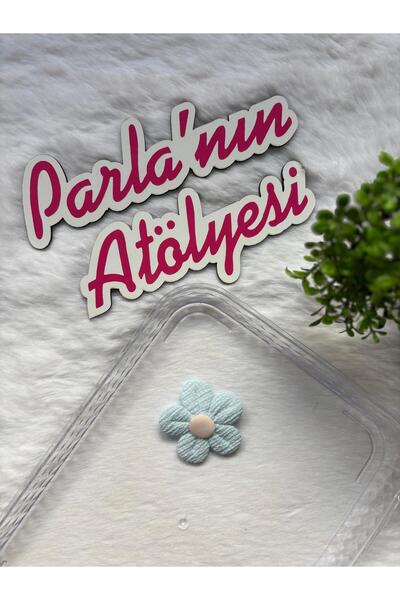 SOFT 0-3 ani cu păr scăzut și fără păr agrafă pentru copii floare albastră