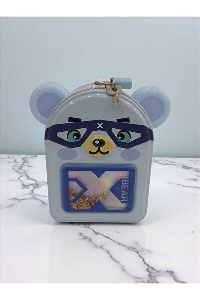 Mrt Character-Shaped Piggy Bank with Lock and Spare Key