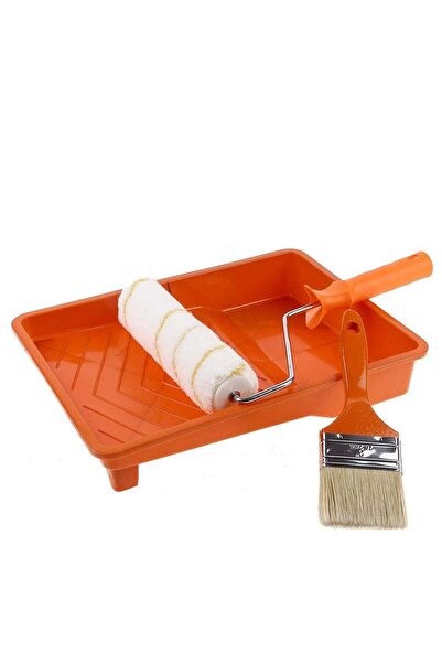 3max مجموعة طلاء متعددة الاستخدامات مع أسطوانة ناعمة وفرشاة متينة وصينية متينة