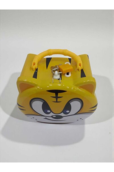 Mrt Character-Shaped Piggy Bank with Lock and Spare Key