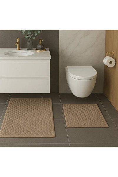 Özdilek Nev Brand 2-Piece Bath Mat Rhythmic