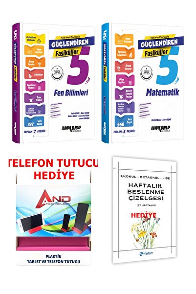 Ankara Yayıncılık 2025-2026 Müfredat 5 Sınıf Matematik - Fen Bilimleri Konu+E...