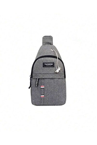 Fstyle Men's medium chest bag, new youth chest/waist bag, stylish small backpack,