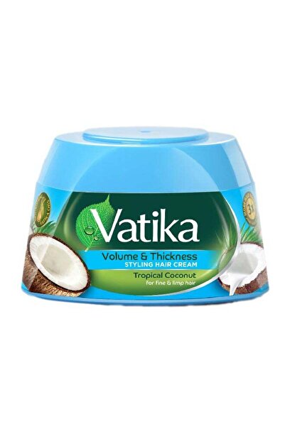 Dabur Hair Styling Cream for Volume and Thickness with Tropical Coconut Extract for Weak and Thin Ha