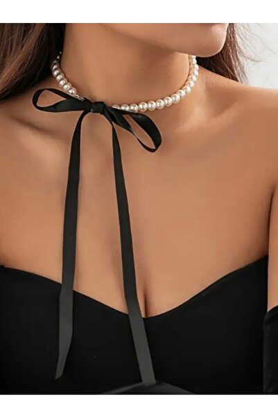 Bloomflorart İnci Choker Kolye /Pantalon Paça aksesuar/ Ayakkabı Aksesuarı– K...