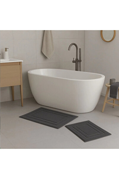 Özdilek مجموعة سجاد الحمام من ماركة NEV مكونة من قطعتين