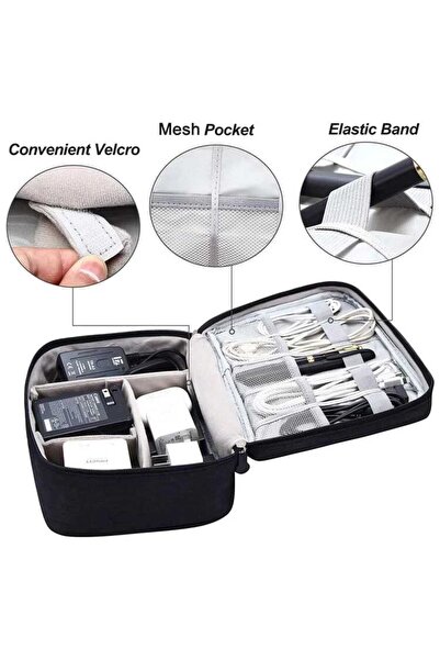 Fstyle Multifunctional Waterproof Digital Accessories Organizer and Storage Bag