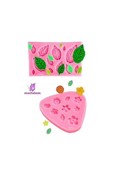 morlalem m Miniature Mini Flower Leaf Set 2 Silicone Mold K-395_K-427, Stone ...