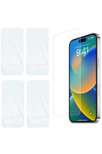 Mercaton Set 5 folii de protecție pentru iPhone 16, grosime 0,3 mm, vedere cl...