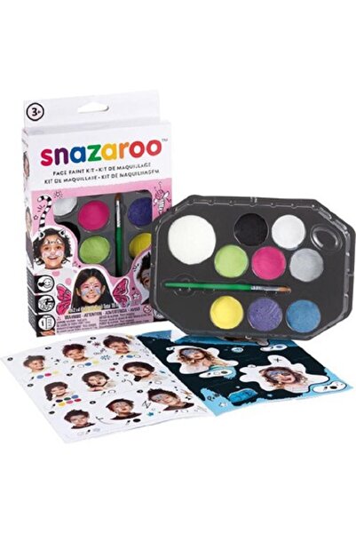 Snazaroo مجموعة طلاء الوجه والجسم للبنات