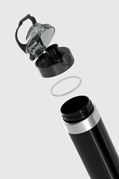 Renga Saga Metal Accessory 630 ml Tritan Flask 912092 Good Black