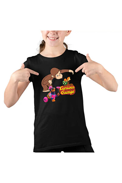 OEM Παιδικό Κορίτσι με Μπλούζα Curious George Creeper Zoo