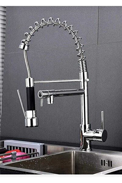 Crystalnatura Yayınları Crystal Çift Çıkışlı 360° Döner Endüstriyel Mutfak Ba...