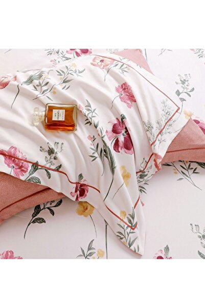 FIONNA.RO Lenjerie Din Bumbac Tip Finet PREMIUM Luxury Cu Elastic - Floricele...