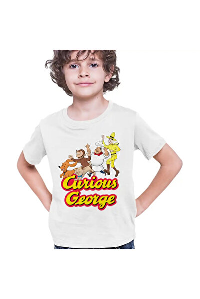 OEM Tricou Copii Baieti Curious George Gradina Zoologica Cimpanzeu