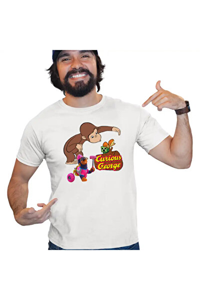 OEM Ανδρικό T-shirt Curious George Creeper Zoo