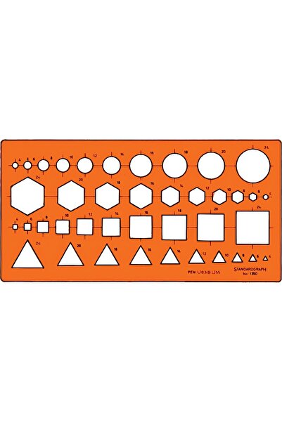 Standardgraph Drawing Template for Precise Technical Work