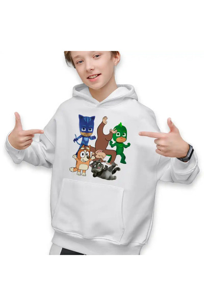 OEM Hanorac Copii Baieti Curiosul George Eroi Pijama Bingo Tom