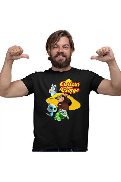 OEM Tricou Barbati Curiosul George Bluey Super Pisicute Robogobo