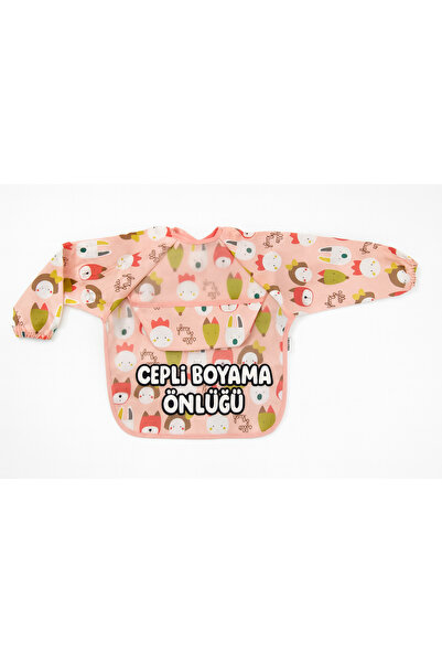 mini mia مريلة رسم مع جيوب - مريلة أنشطة للأطفال من 3 إلى 7 سنوات مقاومة للما...