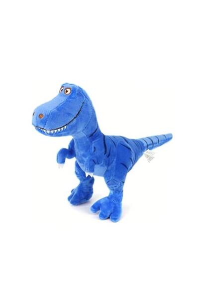 OEM Jucărie de pluș dinozaur T-rex, albastru, 40 cm