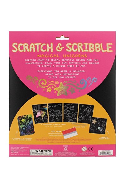 Ooly Scratch & Scribble Magical Unicorns Scribbler