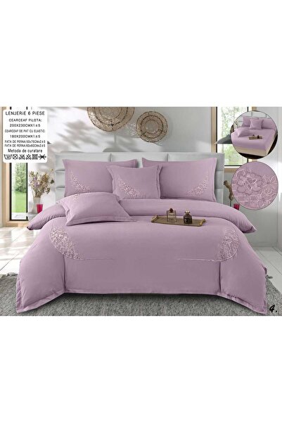 FIONNA.RO Fine Cotton Underwear with Embroidery and Elastic - Lilac