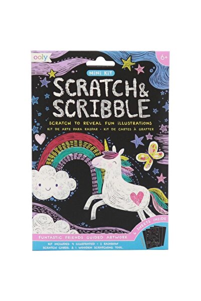 Ooly Scratch & Scribble Funtastic Friends Guided Artwork