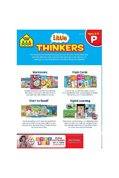 School Zone Publishing المفكرون الصغار: إصدار فاخر لمرحلة ما قبل المدرسة
