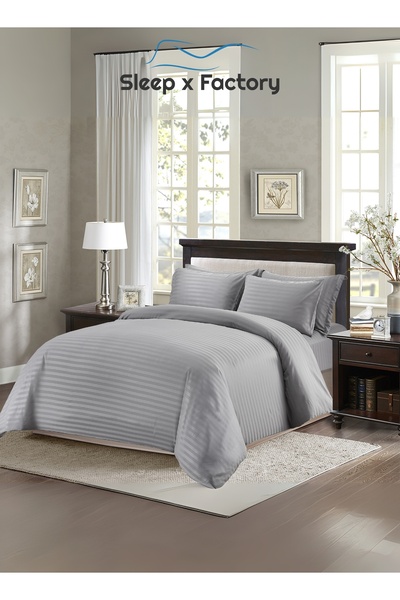 Sleep x Factory Rest Dose Hotel Comforter Set – 7 Pieces – Soft Touch – Duvet 260x240 cm – Fitted Sheet 200x200 cm