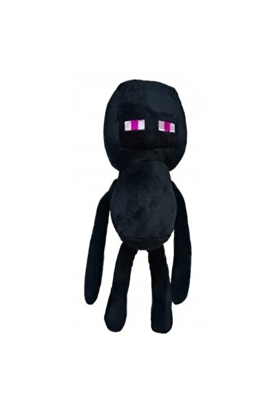 OEM Jucărie de pluș Minecraft cu ventuză, neagră, 30 cm